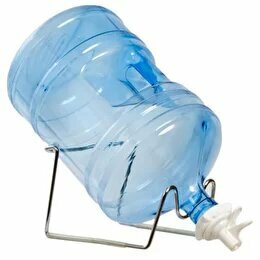 Металлическая подставка с краном под бутыль